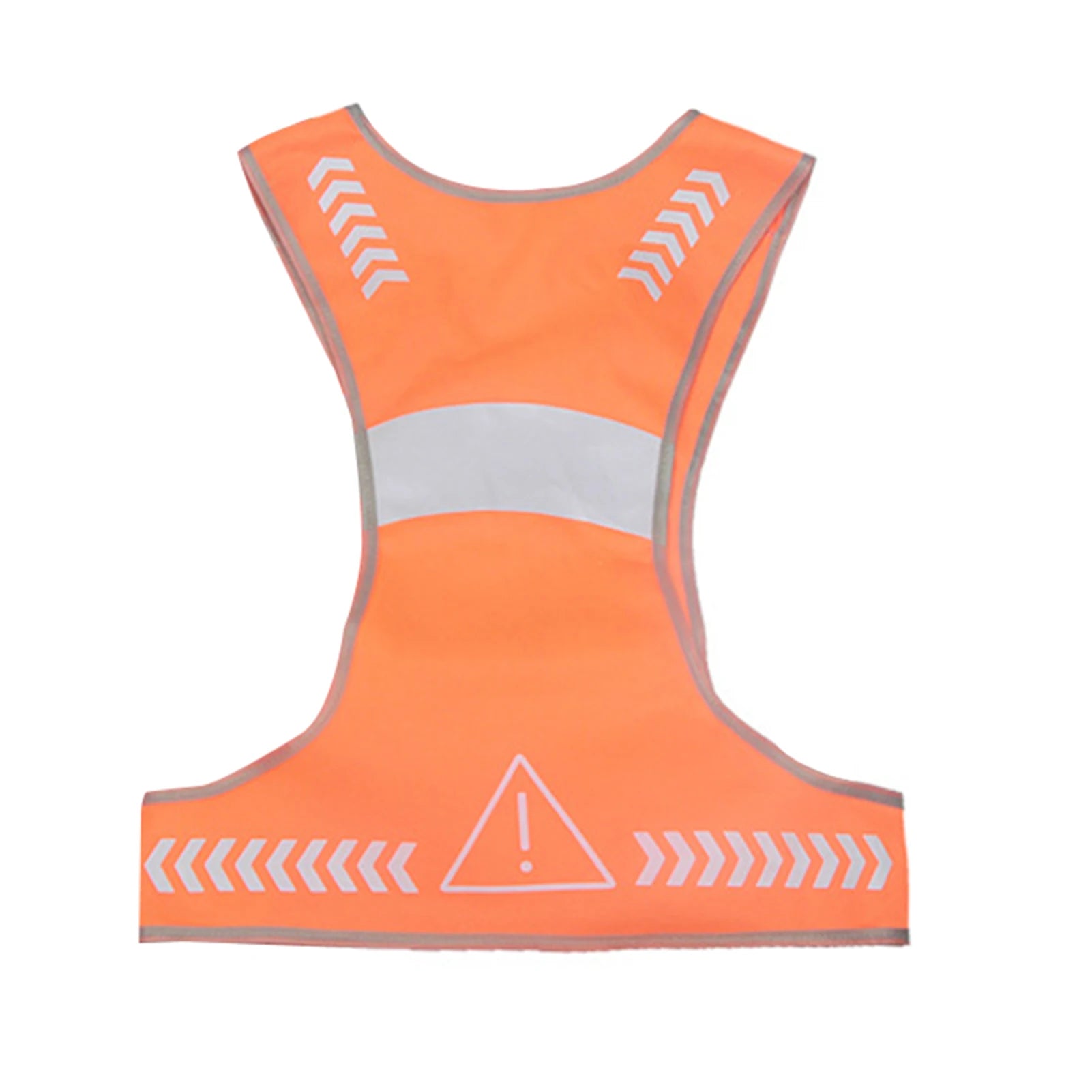 Jogging Reflective Riding Night Running Protection Arrow Sports Comfortable Breathable High Visibility For Women Men Jacket Peaceful Pleasures Health and Wellness Fluorescent Orange L