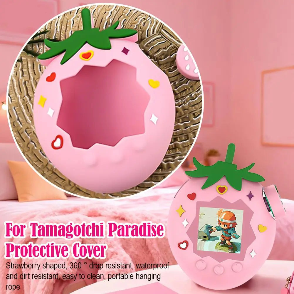 Silicone Protective Case for Tamagotchi Paradise with Lanyard Peaceful Pleasures Health and Wellness