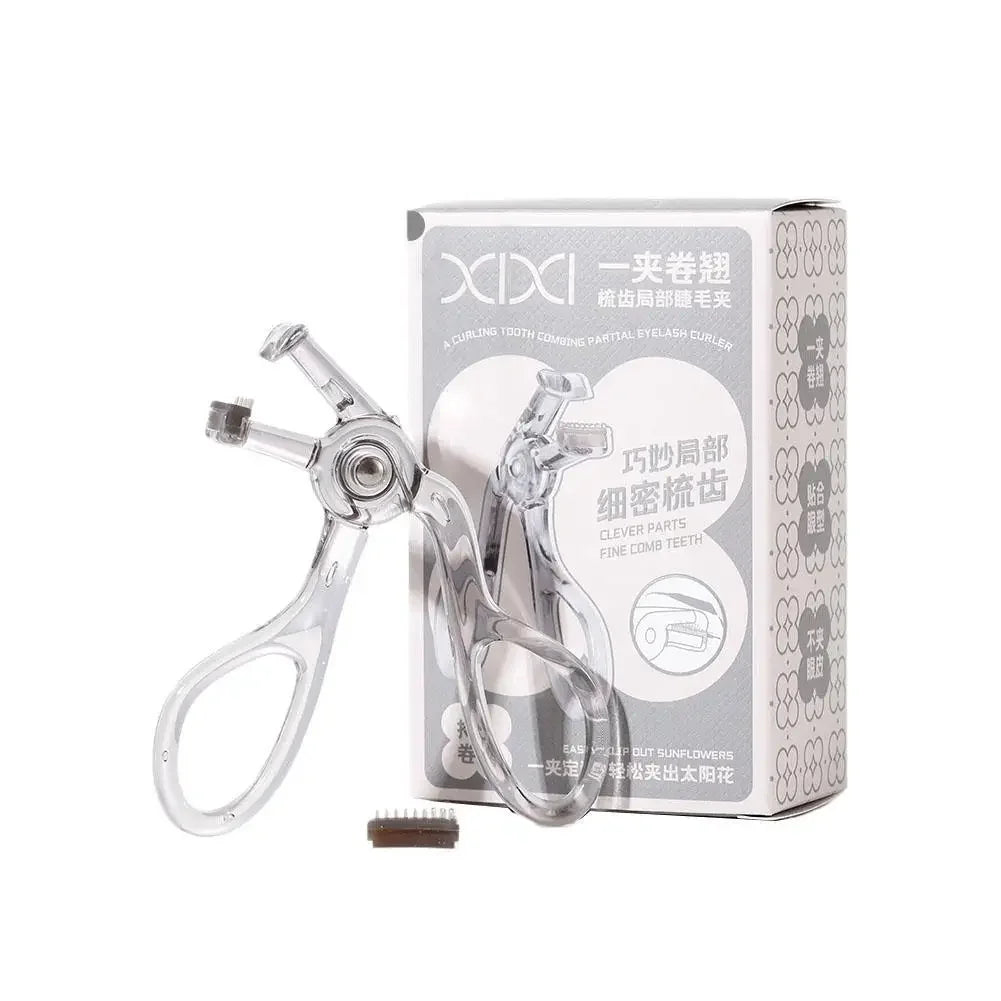 Portable Wide-Angles Eyelashes Curler And Partial Eyelash Curler Eye Lash Curler With One-Clip Comb Makeup Tool For Woman Girls Peaceful Pleasures Health and Wellness B