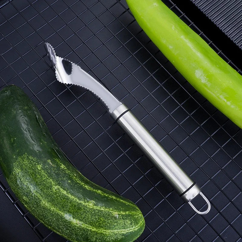 Stainless Steel Chili Corer Pepper Seed Remover Bitter Gourd Core