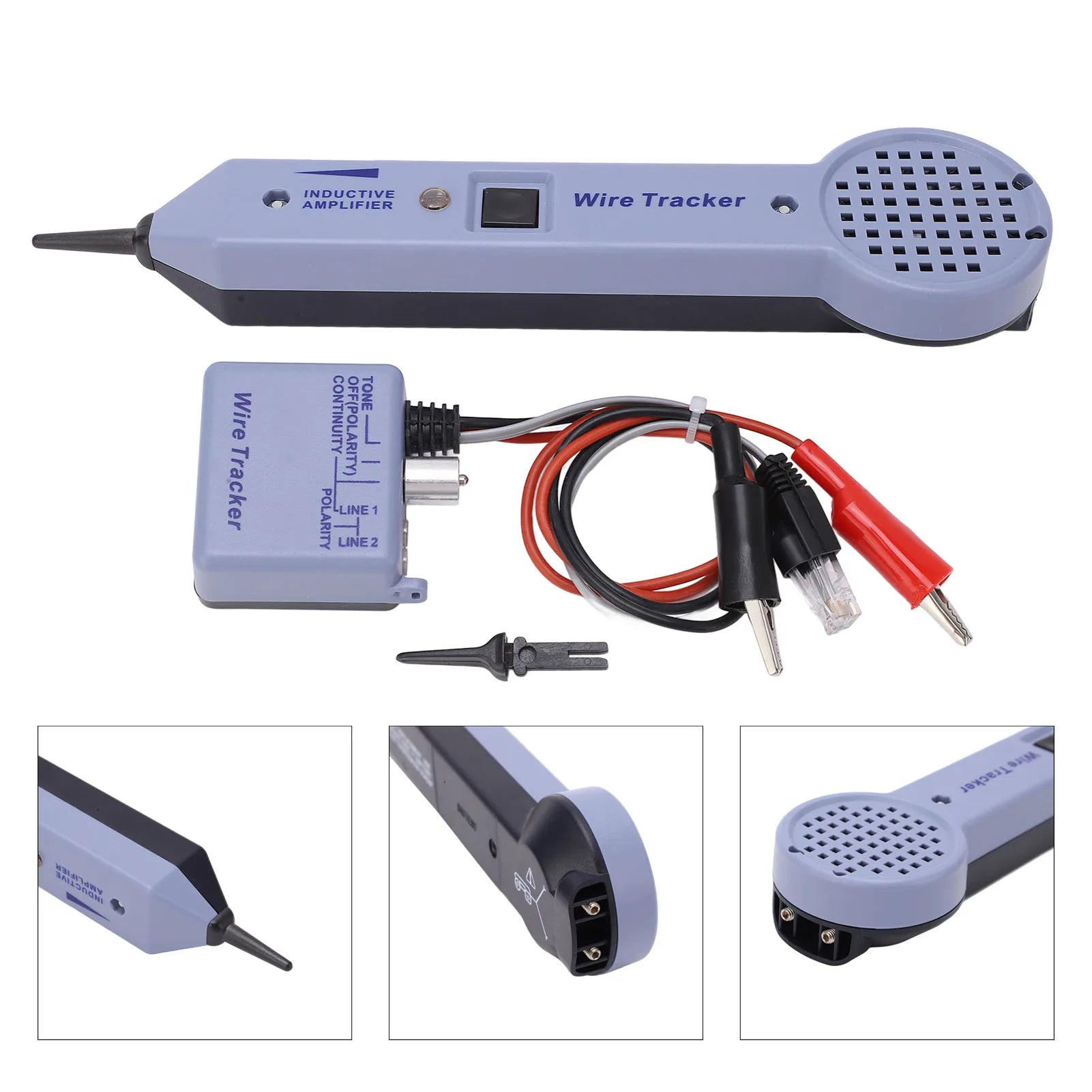Network Cable Tracing Tester Kit Audio Adjustable Induction Amplifier Cable Toner Detector Cable Toner Detector Peaceful Pleasures Health and Wellness