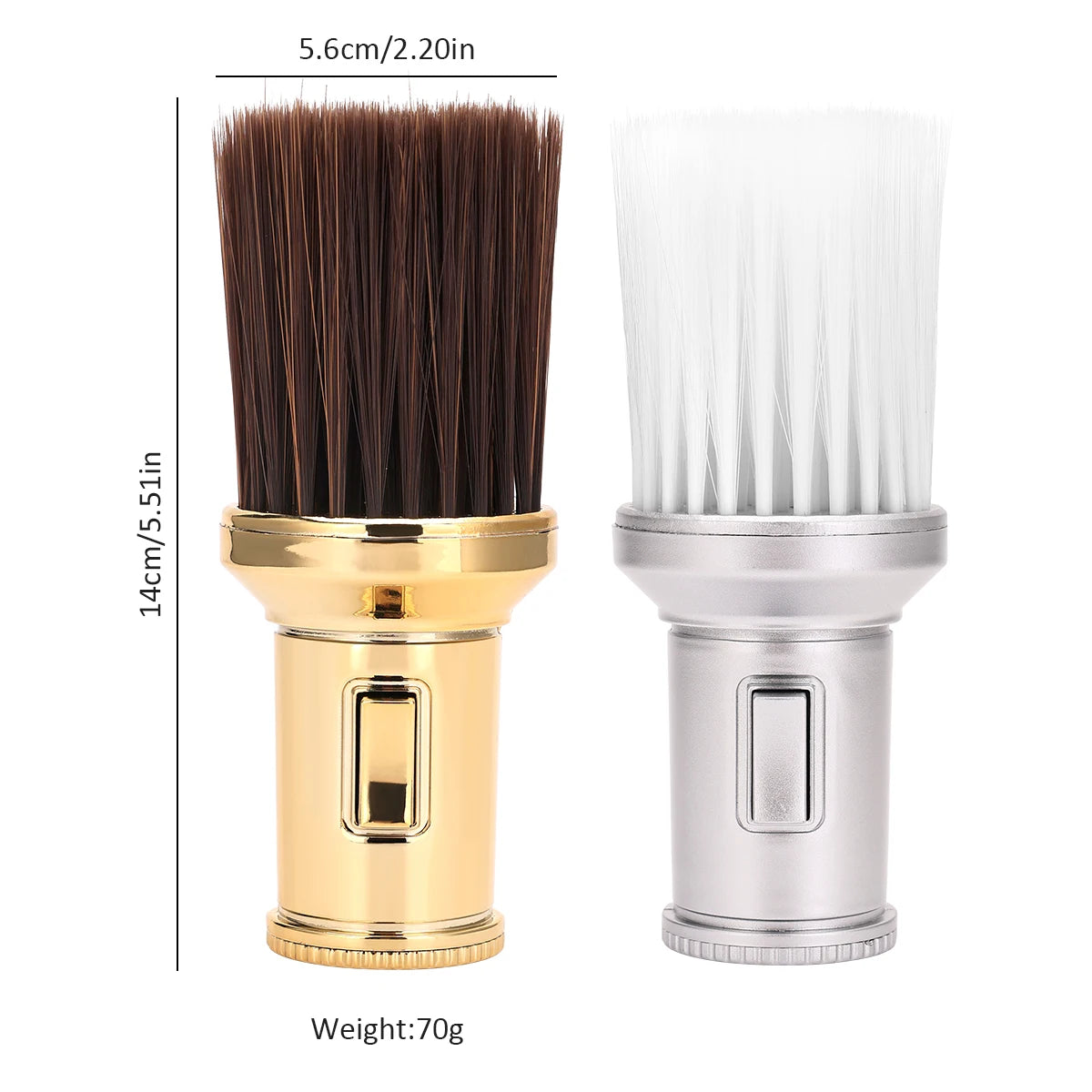 Neck Duster Brush For Barbers Soft Bristle Hair Removal Sweep Ergonomic Handle Salon Cleaning Tool Easy to Clean Barber Supplies Peaceful Pleasures Health and Wellness