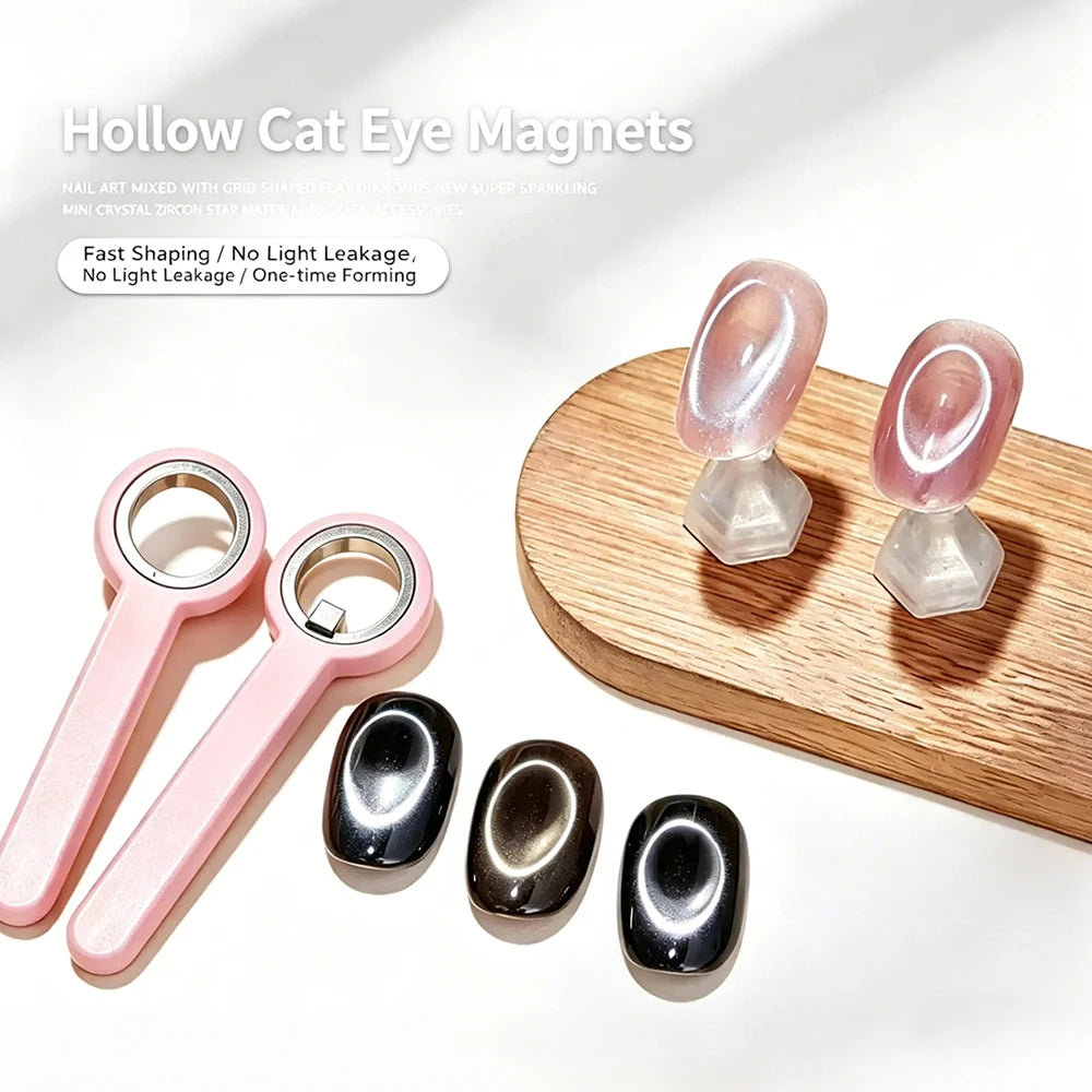 Circular Ring Cat Eye Magnet Stick, Halo Effect Magnetic Tool For UV Gel Nail Salon Manicure Art Supplies Peaceful Pleasures Health and Wellness