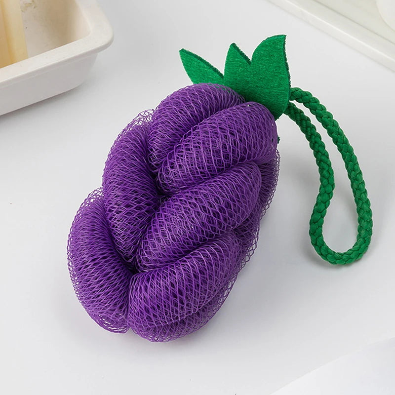 Fruit & Veggie Dopamine Bath Ball – Fun Bubble Bath Sponge