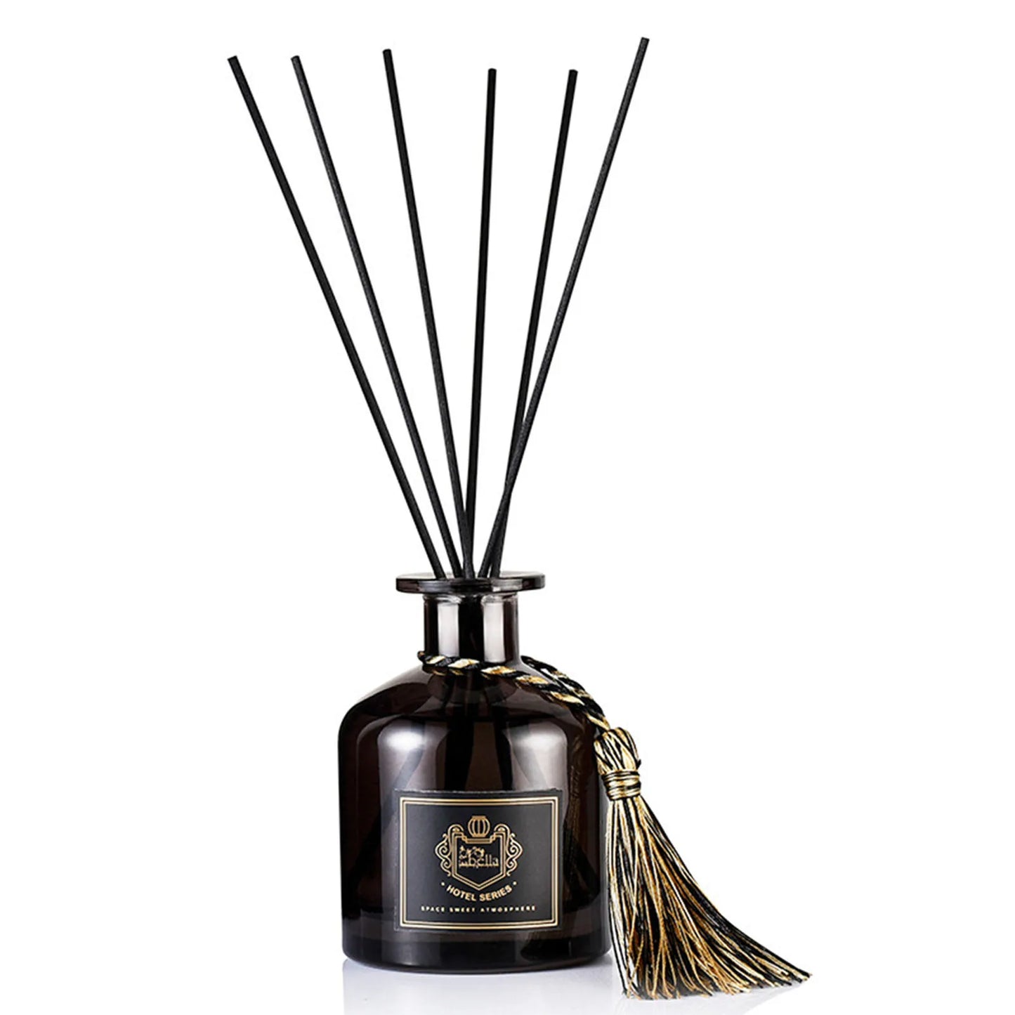 50ml Home Fragrance Diffuser Oil Scented Oil with 6 Diffuser Sticks Gift for Friends Family Members Peaceful Pleasures Health and Wellness Blue wind chime