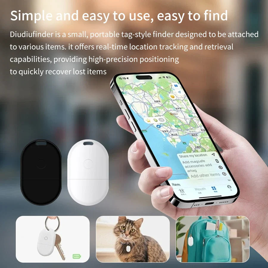 Bluetooth GPS Tracker – Find My App for Keys, Kids & Pets