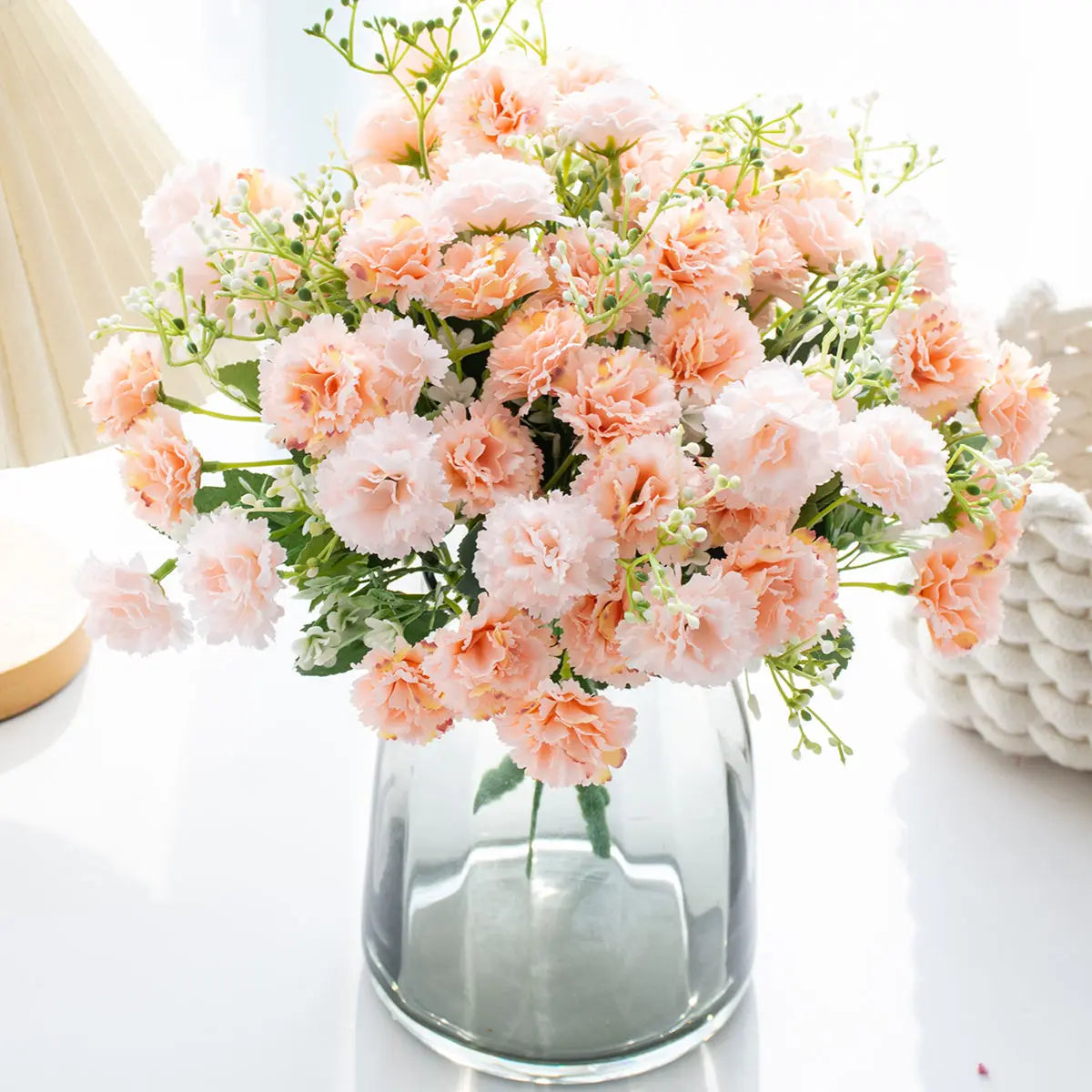 Silk Carnation Artificial Flowers – Wedding & Home Décor