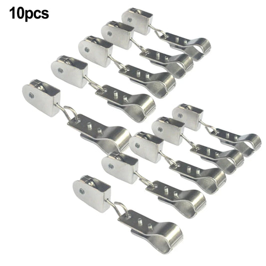 10-Pack Stainless Steel Pulley Pipe Clamps for Shade Sails Shade Sail Hardware Oasis Select 10pcs
