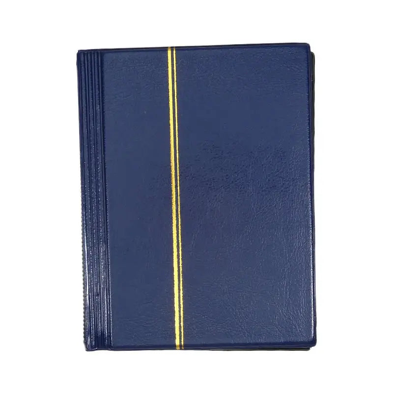 Stamp Collecting Album Binder Banknote Storage Book High End Collection Organizer for Philately Currency Collectors Peaceful Pleasures Health and Wellness Blue