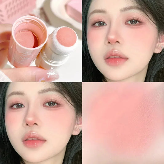 SADOER Cloud Velvet Blush Stick – Dual-Use Lips & Cheeks Cream Blush Stick Oasis Select