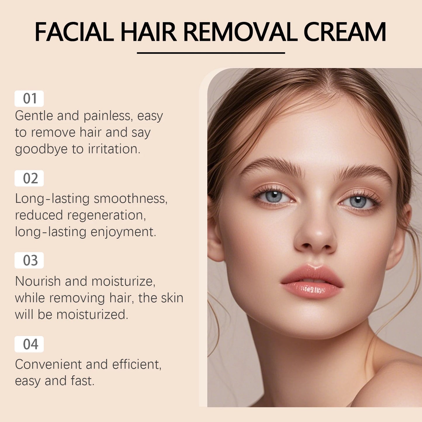 Jaysuing Facial Hair Removal Cream – Lip & Underarm 20g