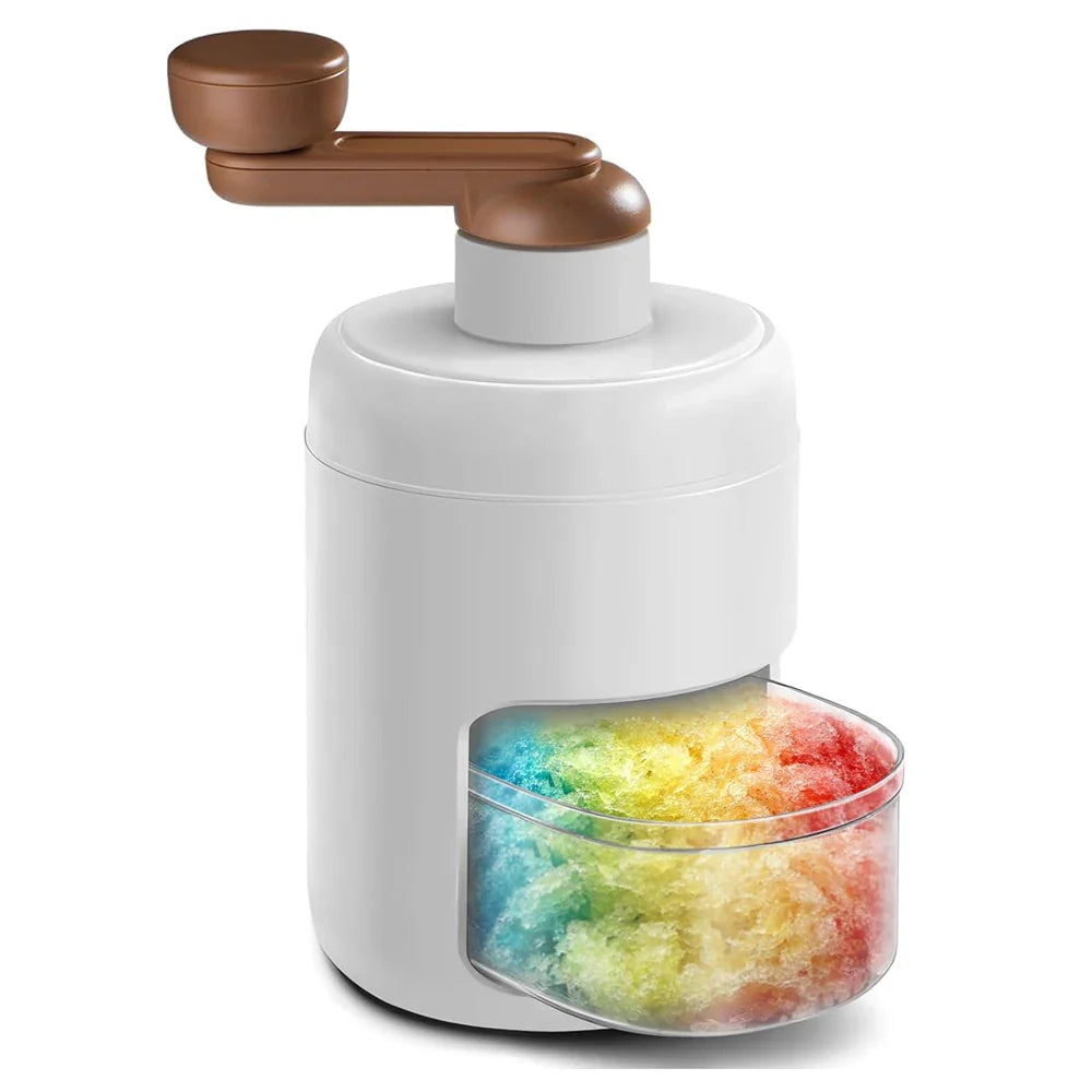 Hand Crank Shaved Ice Maker – Snow Cone & Slushy Machine