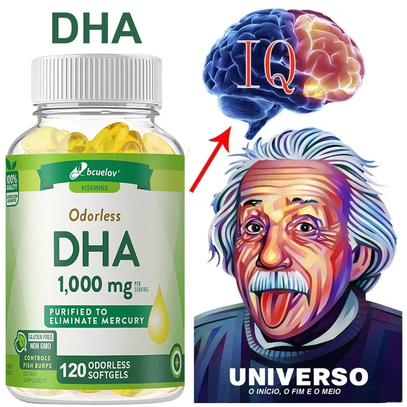 Bcuelov High Potency DHA Capsules – Brain & Cognitive Support