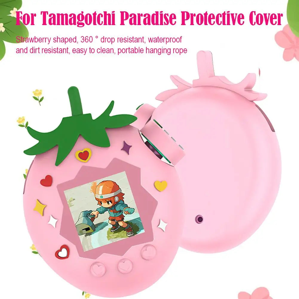 Silicone Protective Case for Tamagotchi Paradise with Lanyard Peaceful Pleasures Health and Wellness