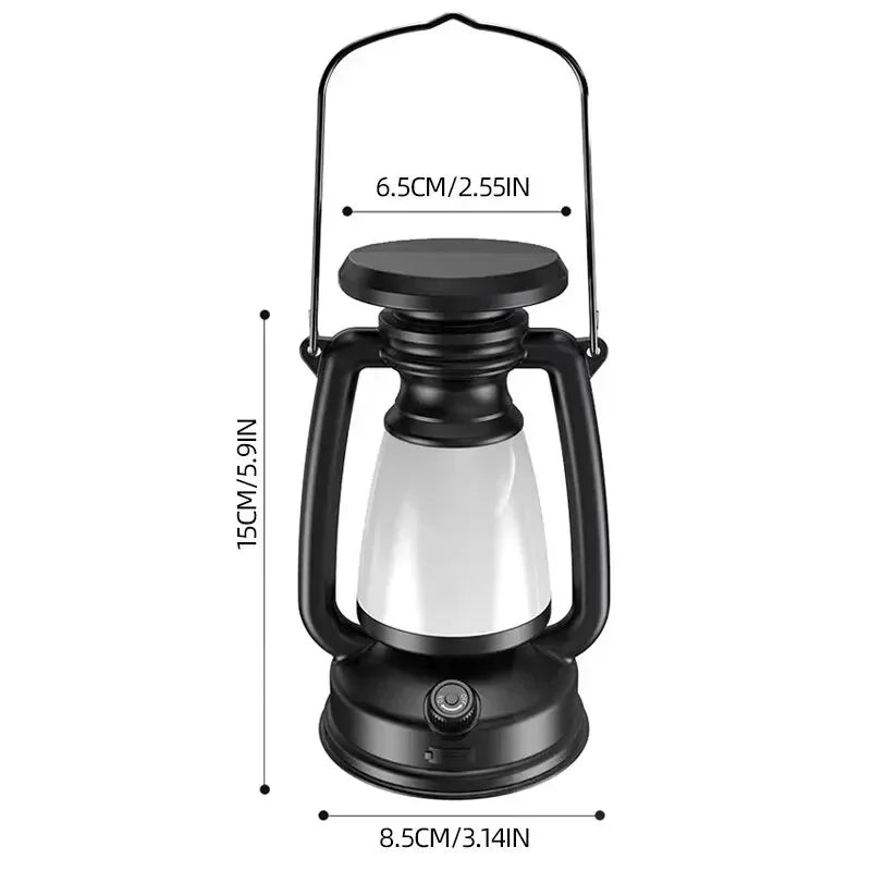 Retro Horse LED Lantern | Rechargeable Atmosphere Table Lamp