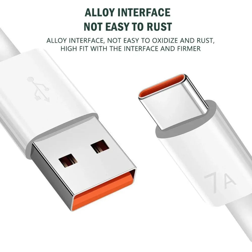 7A 100W USB-C Fast Charging Cable | Huawei, Xiaomi, OnePlus