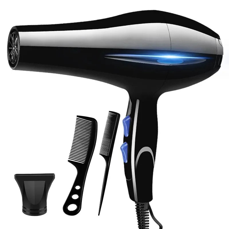 Hair Dryer 2200W Professional Powerful Hair Dryer Fast Heating Hot And Cold Adjustment Ionic Air Blow Dryer with Air Collecting Peaceful Pleasures Health and Wellness Standard