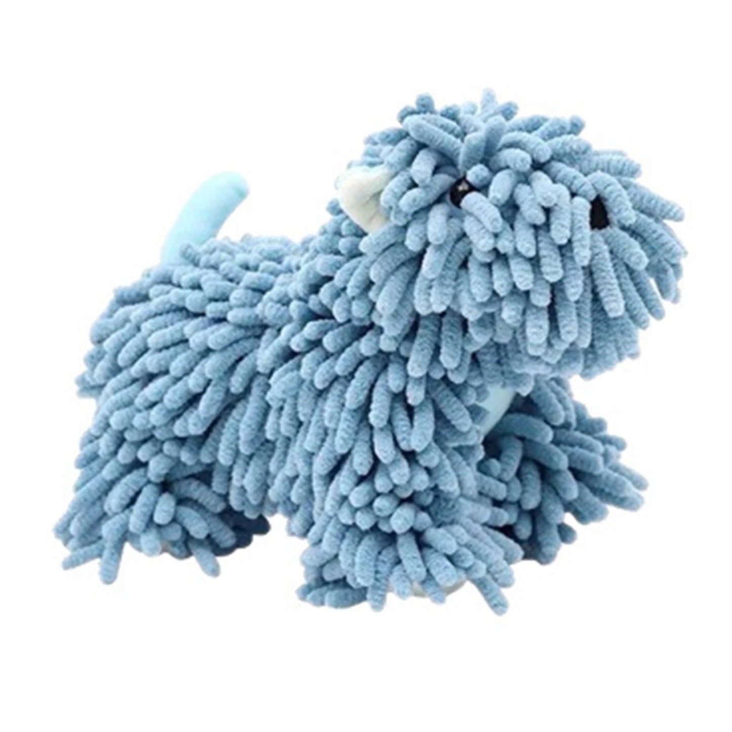 Hanging Hand Dry Towels Chenille Soft Absorbent Cartoon Dog Absorbent Soft Cute Hand Drying Puff Bathroom Kitchen Washstand Peaceful Pleasures Health and Wellness Blue