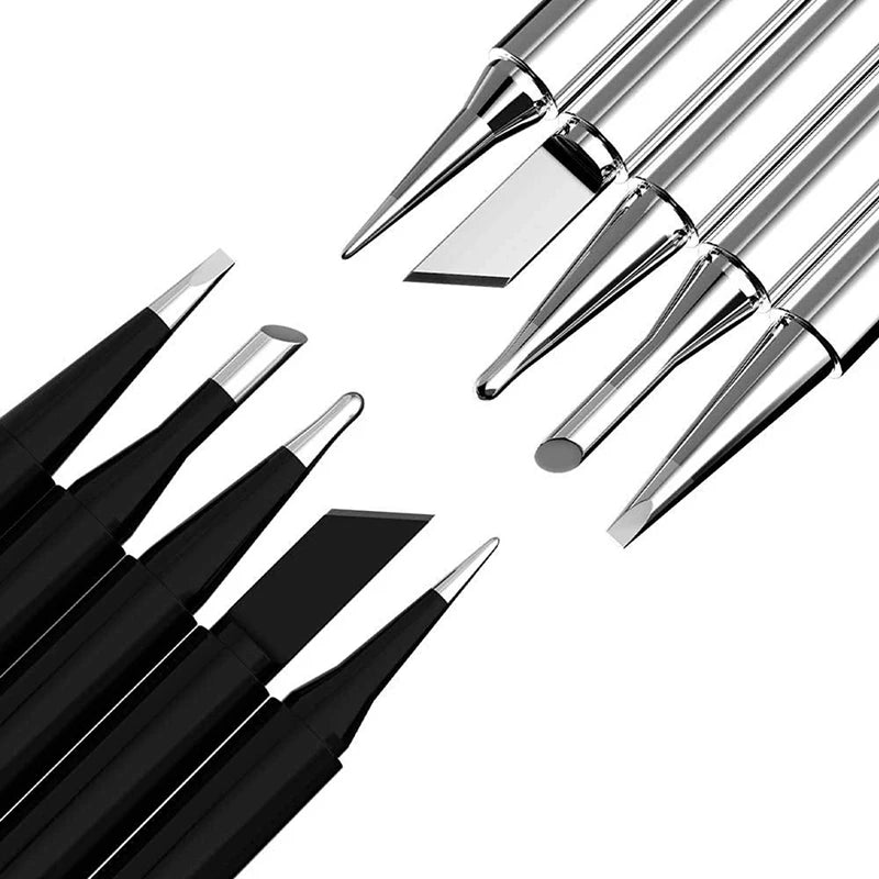5Pcs I+B+K+2.4D+3C Soldering Iron Pure Copper 900M Soldering Iron Head Set Inside Hot Bare Copper Electric Soldering Iron Tip Peaceful Pleasures Health and Wellness
