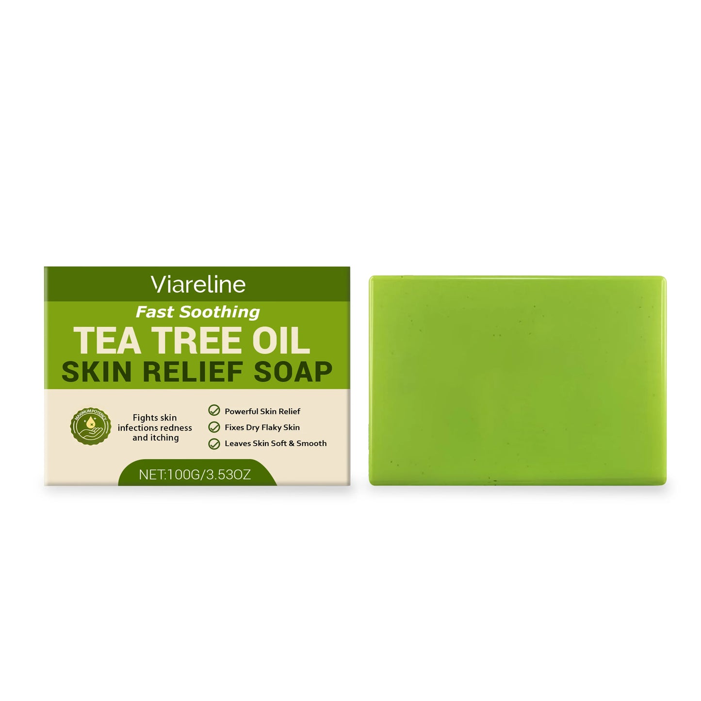 Tea Tree Oil Bar Soap – Deep Cleanse, Oil Control & Acne Care