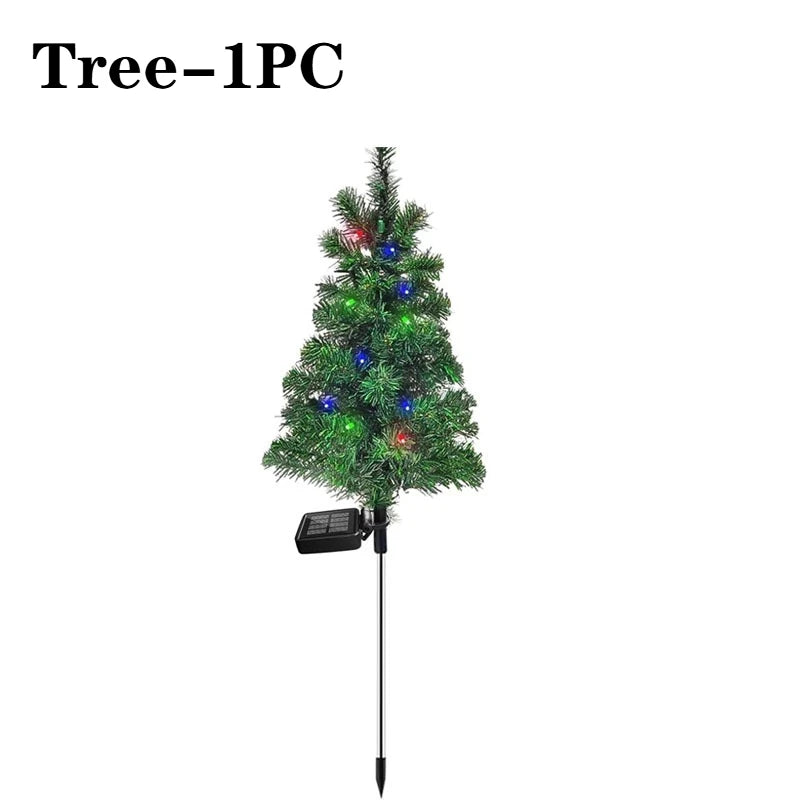 Solar Christmas Tree Lights IP65 Waterproof Outdoor Garden