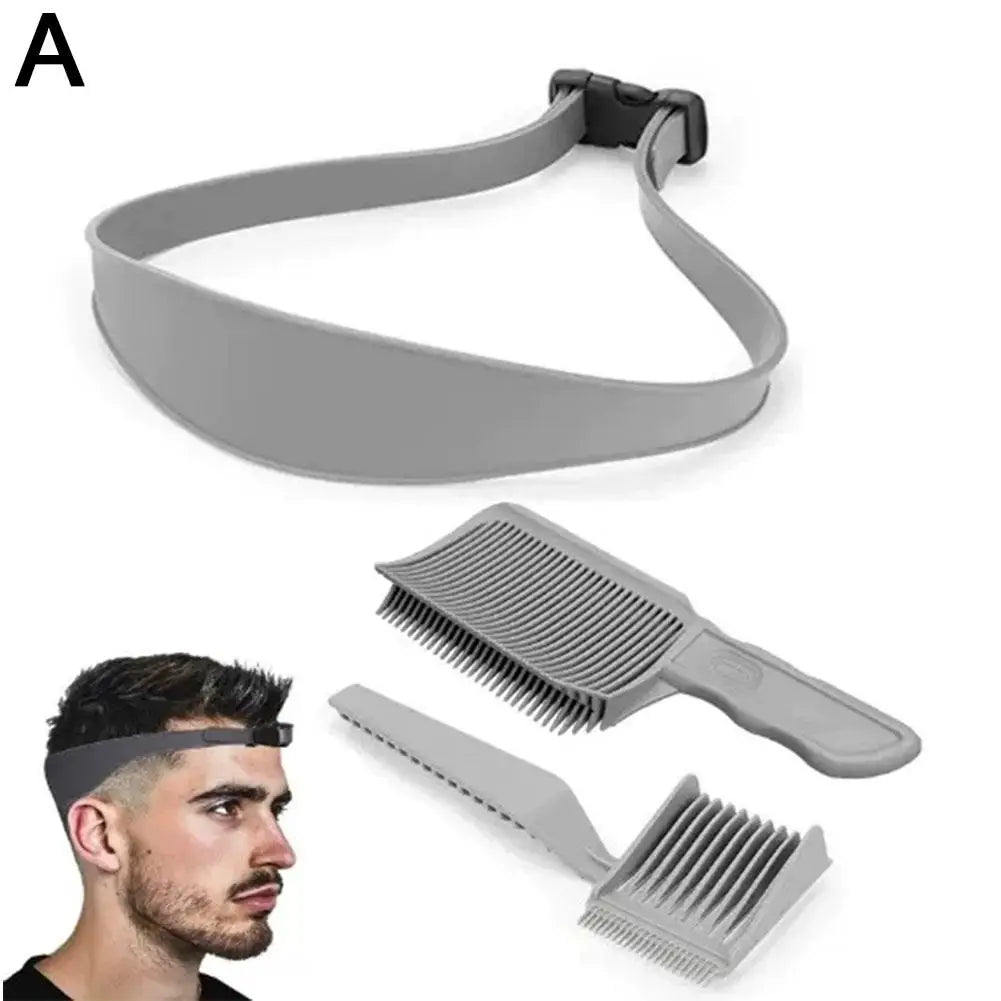 Adjustable Hair Trimming Guide Set Neckline Shaving Template,DIY Self Haircutting System, Shaving Straight Neck Hairline Tool Peaceful Pleasures Health and Wellness A
