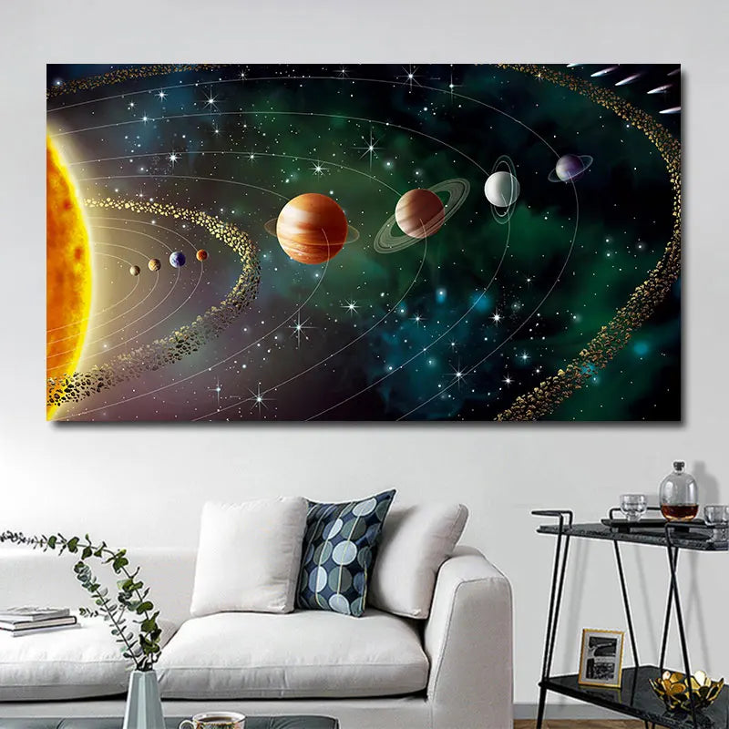 Solar System Pictures Nebula Space Universe Posters and Prints Science Canvas Painting Wall Art for Living Room Decor Cuadros Peaceful Pleasures Health and Wellness w1393 space (6) 30x60cm