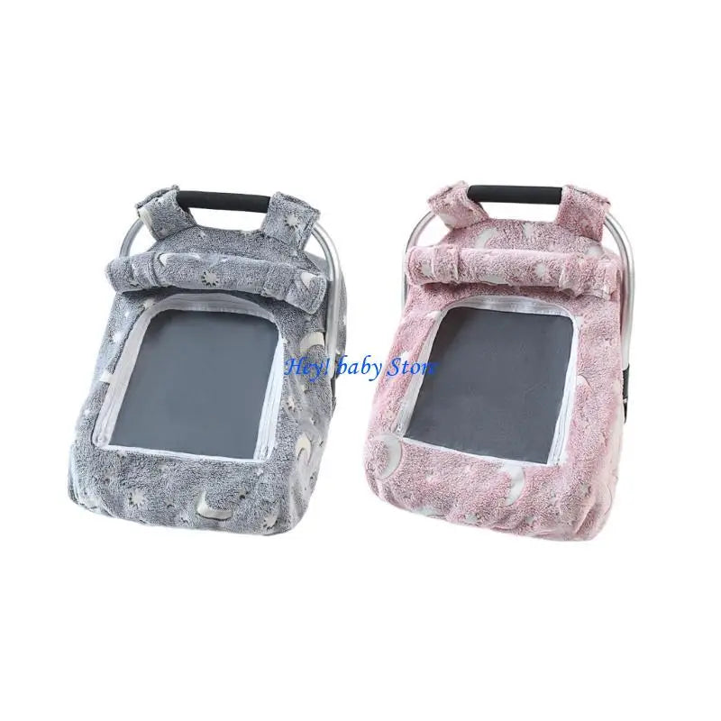 Baby Car Seat Cover Sleeve – Glow-in-Dark Stars & Moon Design