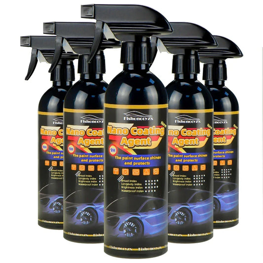 Ceramic Car Coating 500ML 9H Nano Liquid Glass Plated Crystal Hydrophobic Waterproof Polishing Paint Hardness Car Polish Wax Peaceful Pleasures Health and Wellness