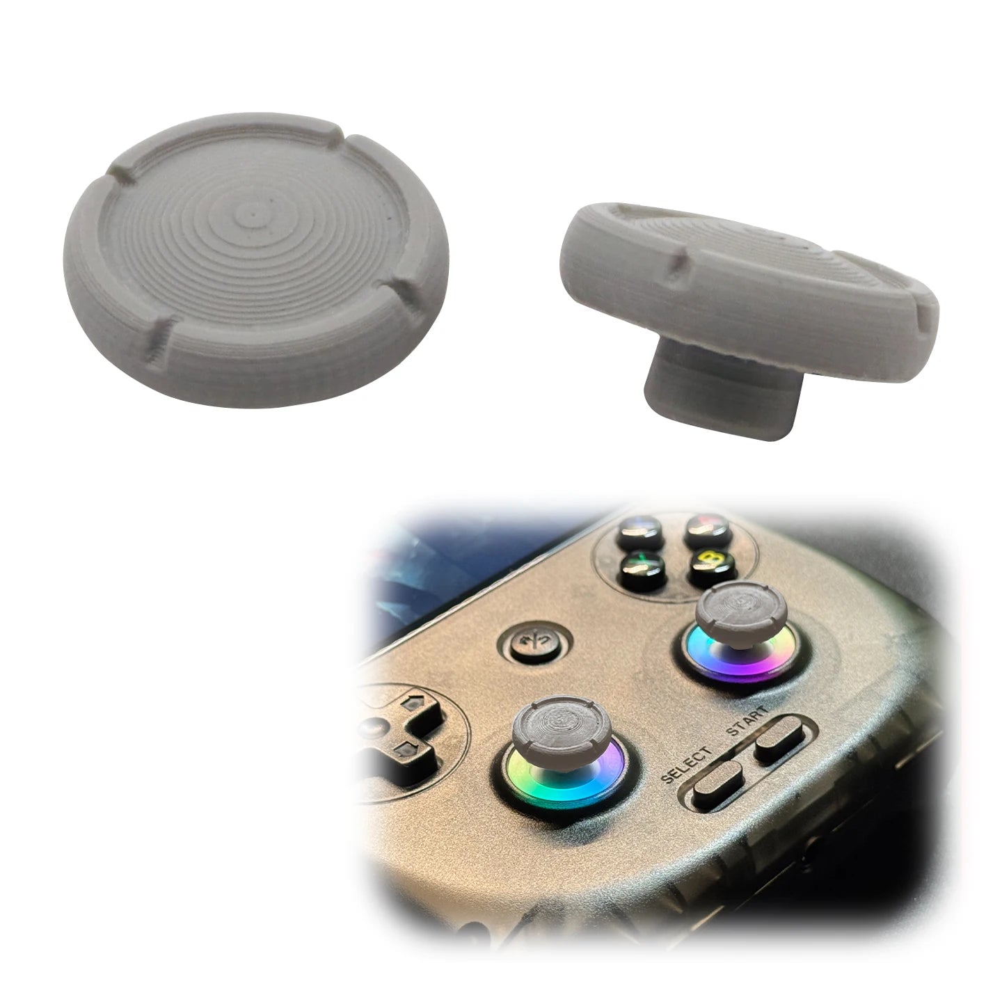 For ANBERNIC RG406V/RG406H/RG476H/RG477M Gaming Console Anti-Loosening Reinforced And Stable Repair And Modification Parts Peaceful Pleasures Health and Wellness gray