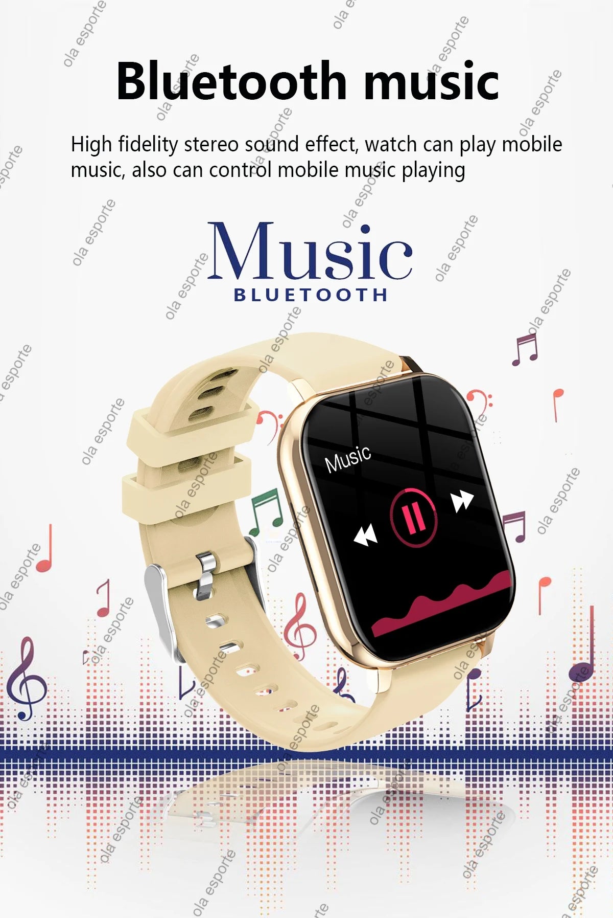 Ola Esporte Smartwatch – Bluetooth Call & Fitness Tracker