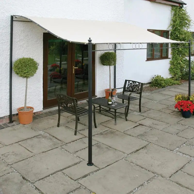 3x2.6m 300D Random Color Outdoor Sun Shade Sail Canopy Waterproof Patio Cover UV-Blocking Camping Tarp Patio Covering Peaceful Pleasures Health and Wellness