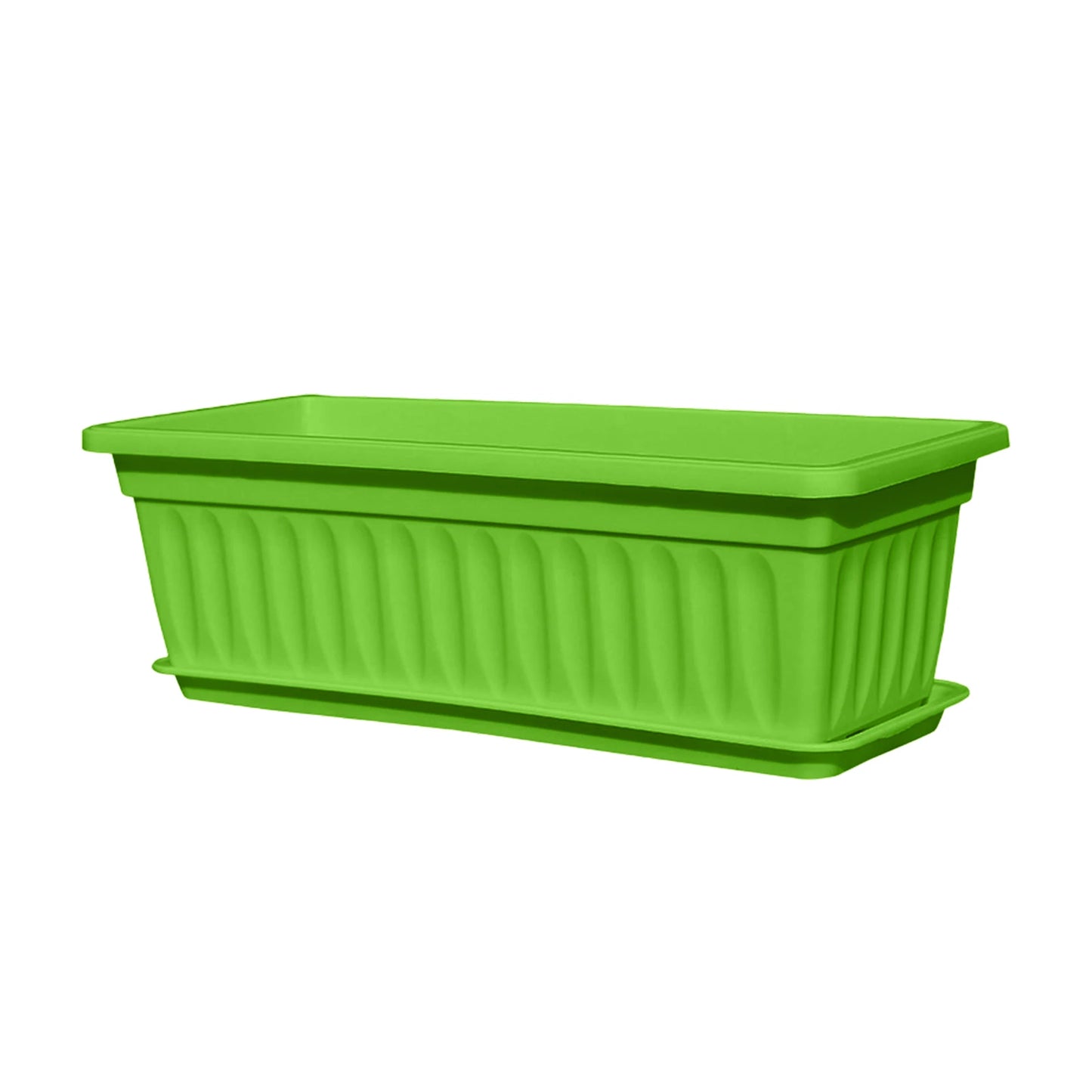 Plastic Vegetable Planters Rectangular Flowerpots For Balcony Indoor Gardening Breathable Plants Pots Garden Tools Peaceful Pleasures Health and Wellness Green One Size