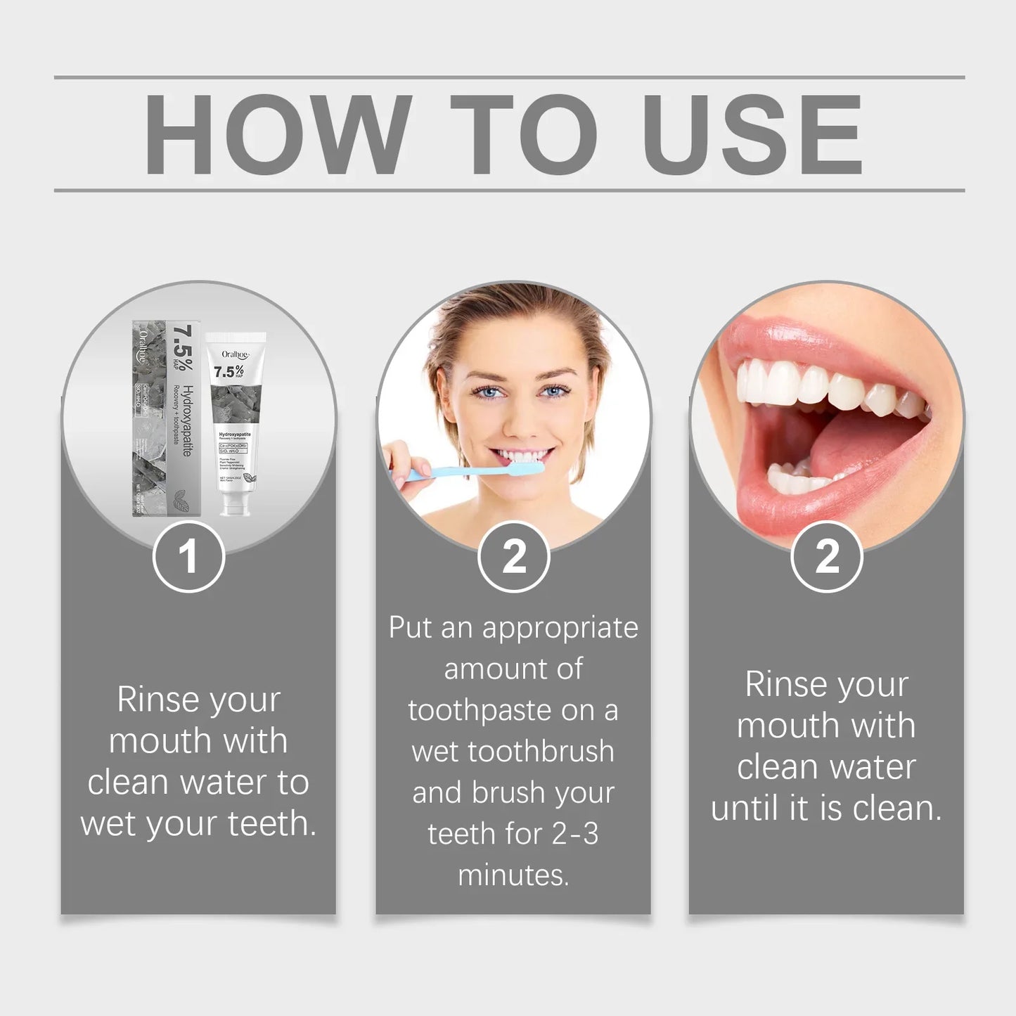 Oralhoe Whitening Toothpaste – Fresh Breath & Deep Clean 120g