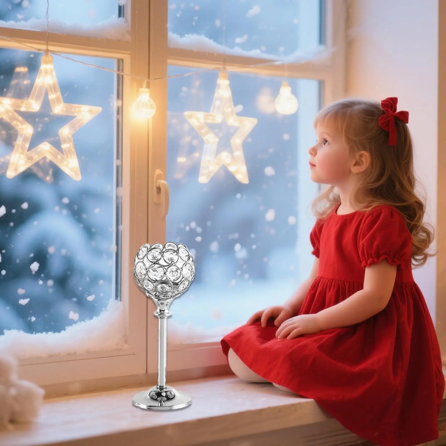 Elegant Vintage Crystal Candlestick Holders | Wedding & Home
