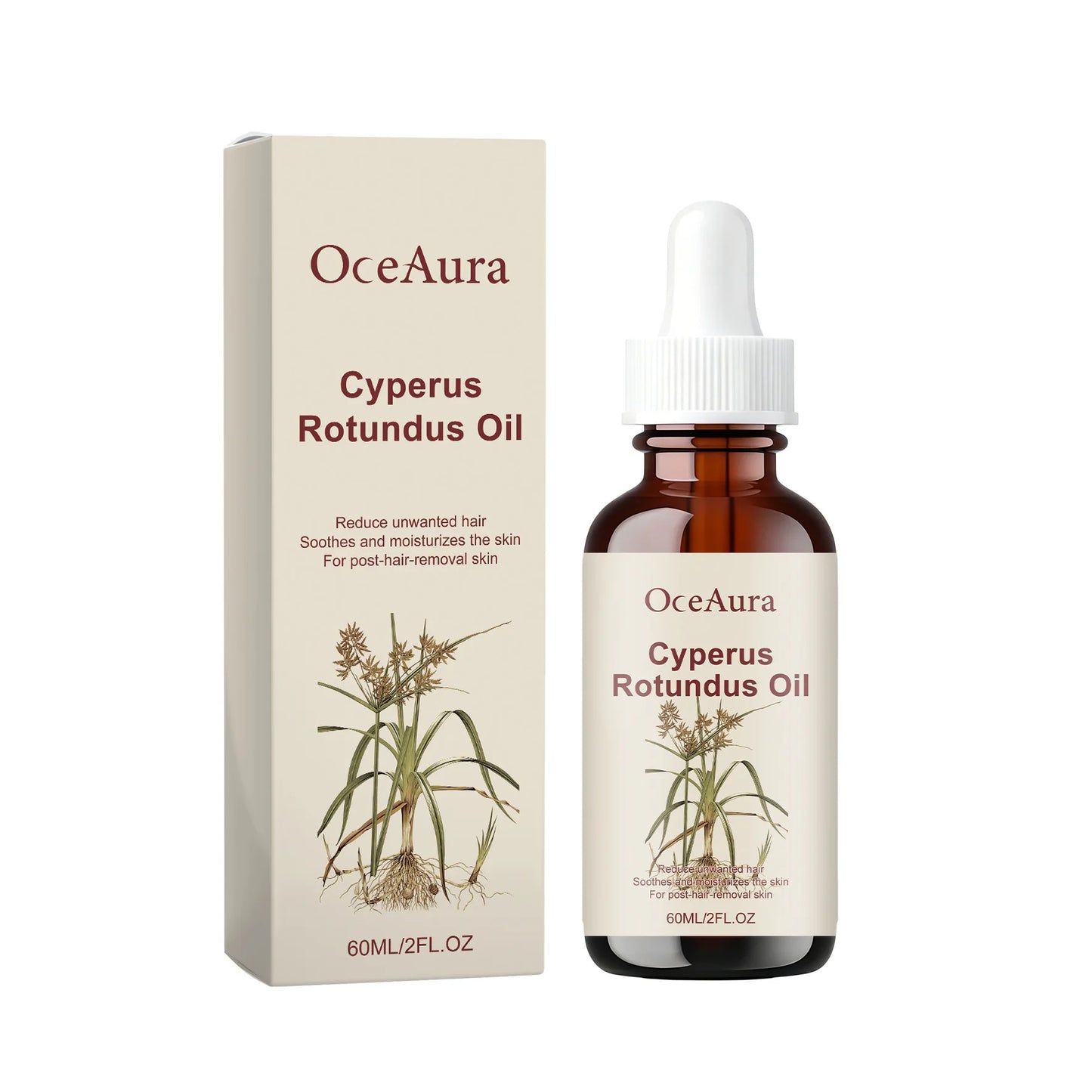 OceAura Organic Face & Body Oil – Moisturizing, 60ml