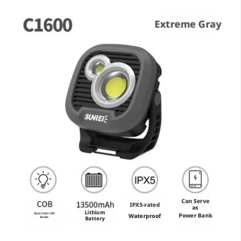 SHINEKNOT COB LED Camping Light 1500LM | Rechargeable, Magnetic