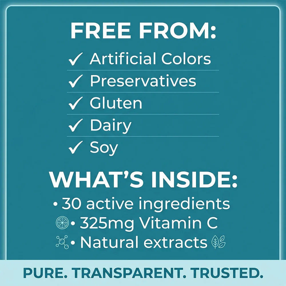 Immune Support Capsules with Elderberry, Garlic, Echinacea, Vitamin C & Zinc, Support Energy, Focus & Overall Body Wellness Peaceful Pleasures Health and Wellness