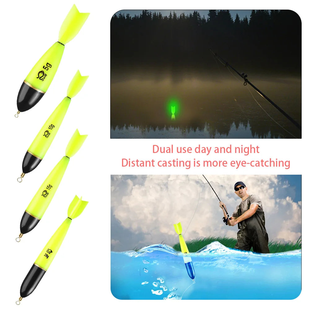1-3PC Fishing Floats Luminous Fishing Night Float Fishing Accessories Night Fishing Float Light Stick for Sea Ocean Rock Fishing Peaceful Pleasures Health and Wellness