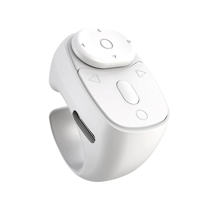 Bluetooth Ring Remote – Page Turner, Camera & Selfie Control