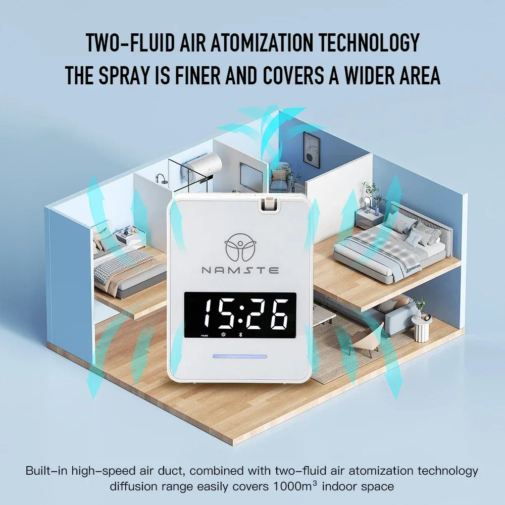 NAMSTE Smart Aroma Diffuser | 500m³ Bluetooth Peaceful Pleasures Health and Wellness