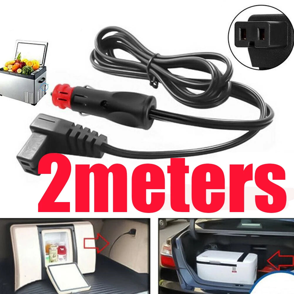 Car Refrigerator Power Cord Plug connection cable For ARB Car Cigarette Lighter Adapter Fridge Heater Extension Cable Peaceful Pleasures Health and Wellness 2meters