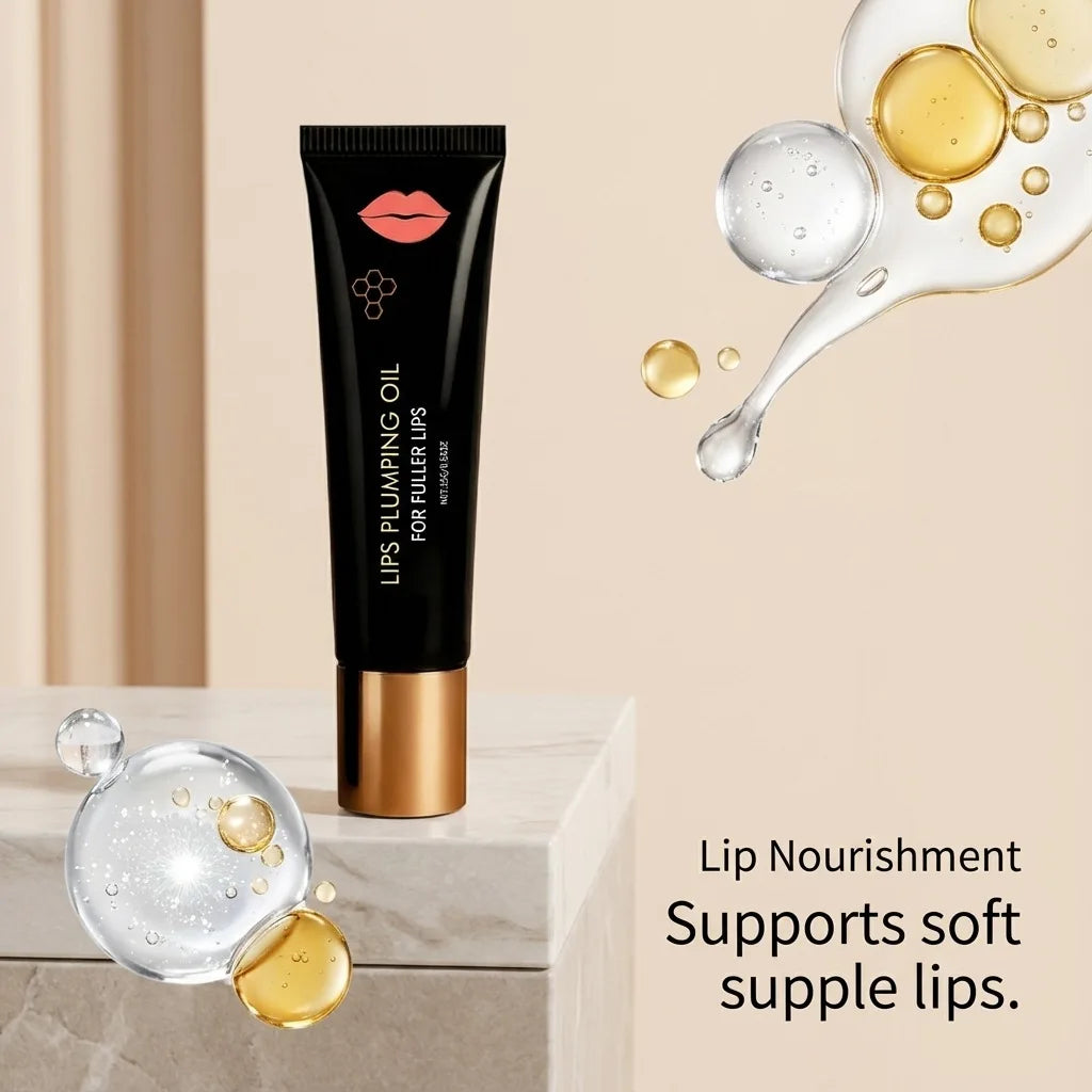 Moisturizing Plumping Lip Oil – Lightweight Daily Hydration