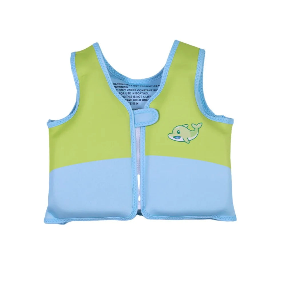 Kids Buoyancy Swim Vest | Cartoon Inflation-Free Float Jacket