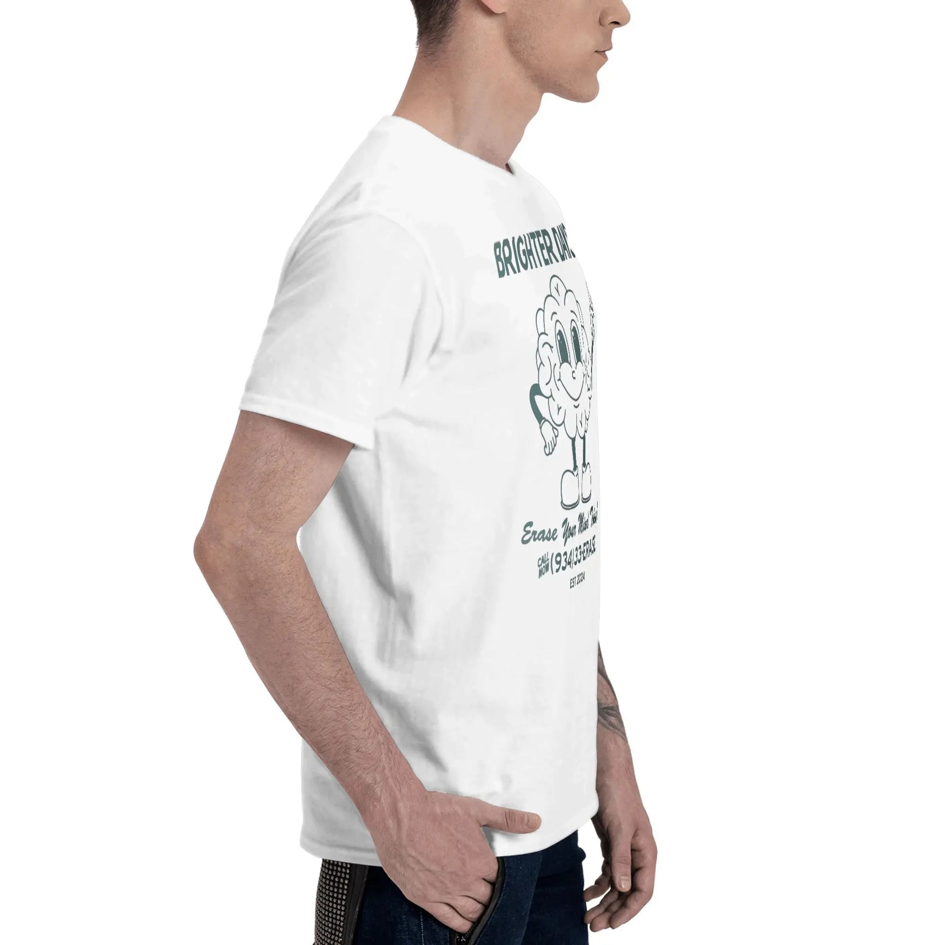 Men Arianas T-Shirts Grande Brighter Day Inc. Cotton Tees Summer Y2K Fun Short Sleeves O Neck Cool Loose Tshirt Plus Size 5XL Peaceful Pleasures Health and Wellness