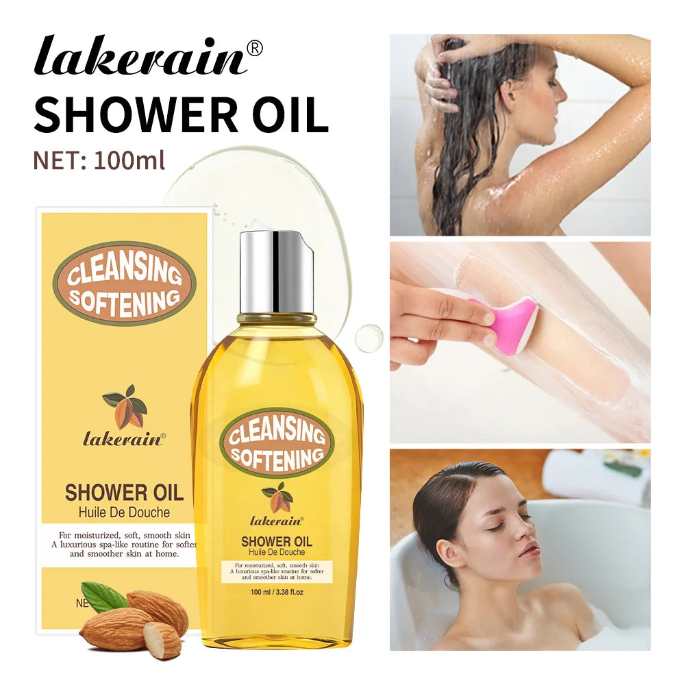 Lakerain 2-in-1 Shower Oil – Cleanse & Moisturize Skin | 100ml