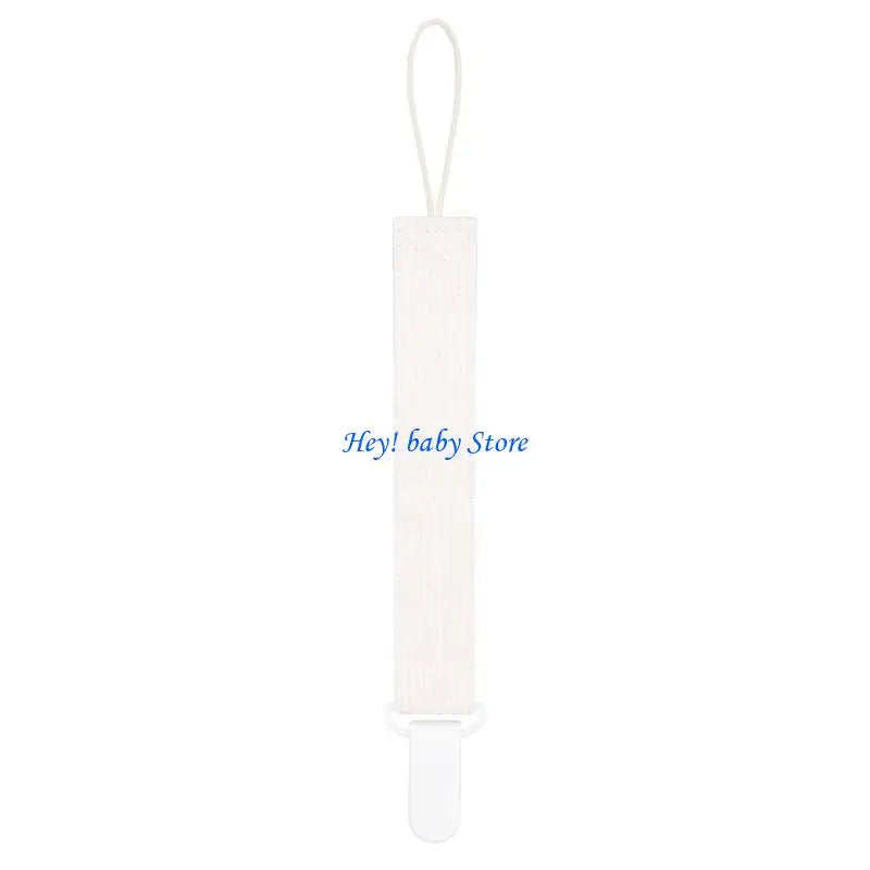 Baby Pacifier Chain Clip Teether Soother Strap – Cotton & Plastic