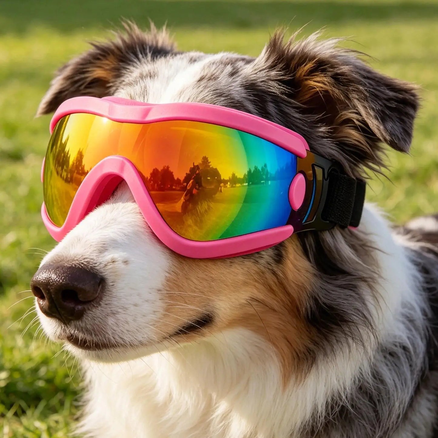 Dog Sunglasses Windproof UV Goggles – Medium & Large Dogs
