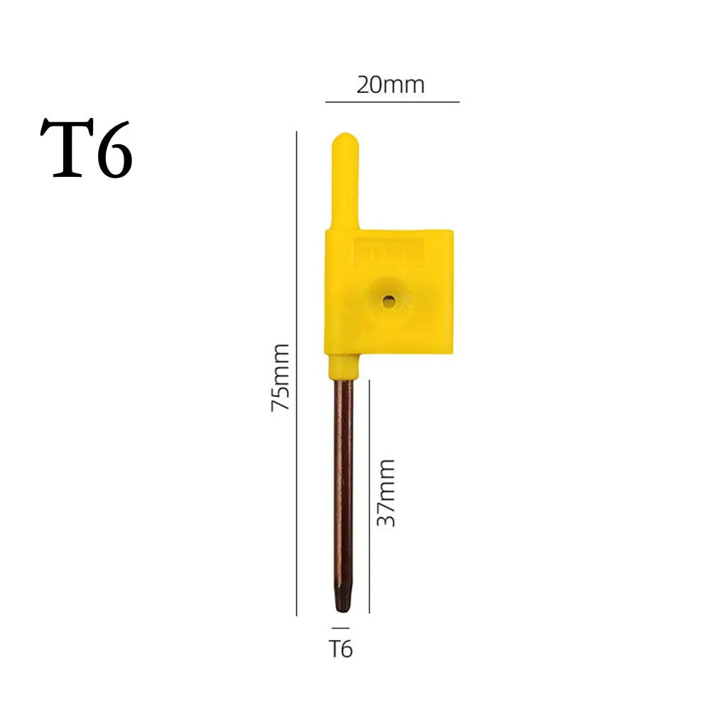 T Shape Screwdriver Electronics Toy Repair Sizes T8 Featuring Steel