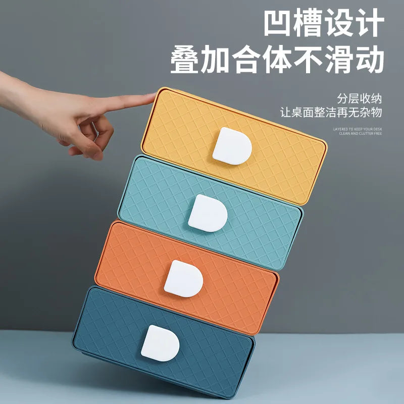 Bview Art Office Storage Stationery Cosmetics Organizer Desk Drawer